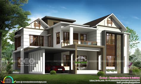 Square Feet Bedroom Modern Home Architecture Kerala Home