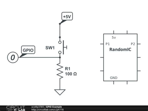 GPIO Example - CircuitLab