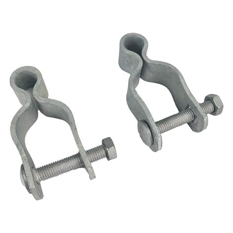 1 3 8 Pressed Steel Chain Link Fence Post Hinge 2 Pack Fence Frame Hinge Pipe Gate Hinge In