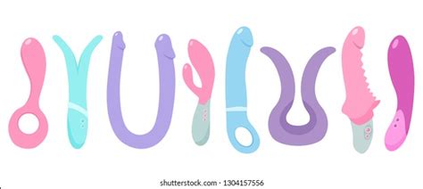 Sex Toys Vector Flat Illustration Stock Vector Royalty Free 1304157556 Shutterstock