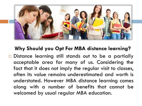 Ppt Mba Distance Learning Powerpoint Presentation Free Download Id7345707