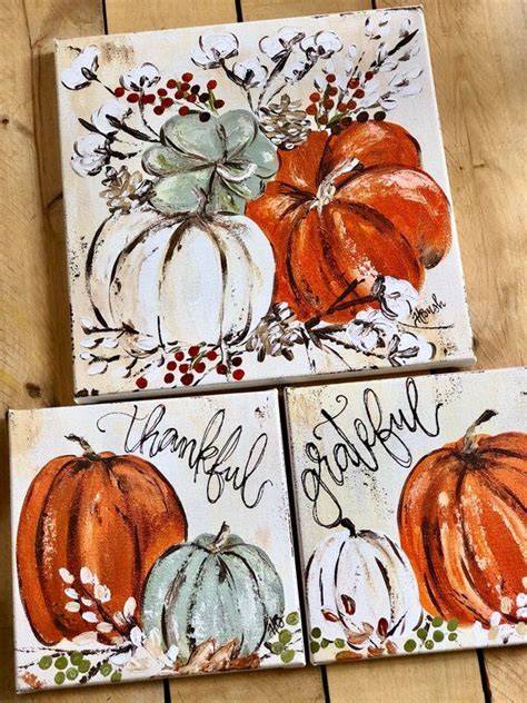 Pumpkin Art Print Fall Decor Fall Art Pumpkin Painting | Etsy Fall ...