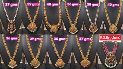 Lightweight Heavylook Haram Designs With Detailed Price Gold Haram