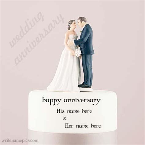 happy anniversary couple cake with name | Happy marriage anniversary ...