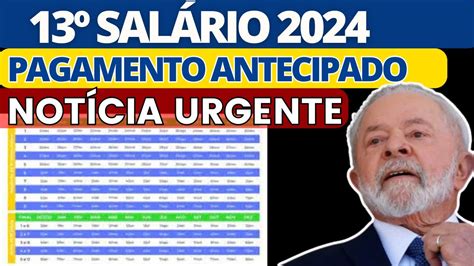 13º SALÁRIO GOVERNO ANUNCIA PAGAMENTO ANTECIPADO EM 2024 SAIU AS