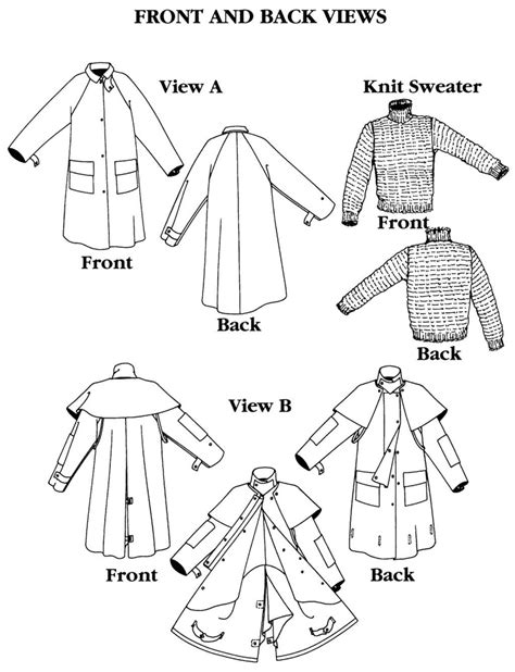 Folkwear Australian Drover S Coat Sewing Pattern 137 Etsy