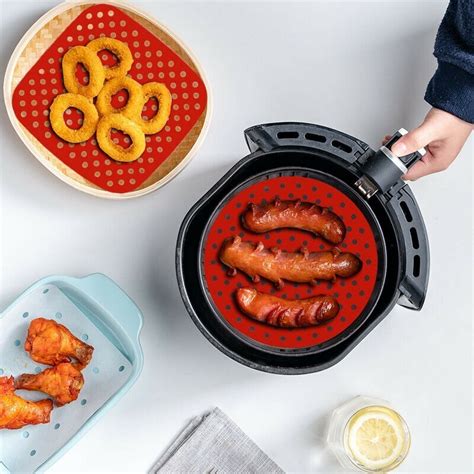 Tapete Protetor Silicone Fritadeira Air Fryer Quadrada Parcelamento