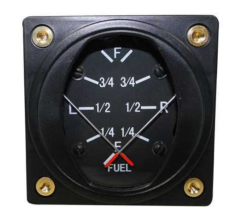 Swift Gauge Fuel 2 1 4 Dual Fuel Level Gauge 5v Input Aircraft Spruce