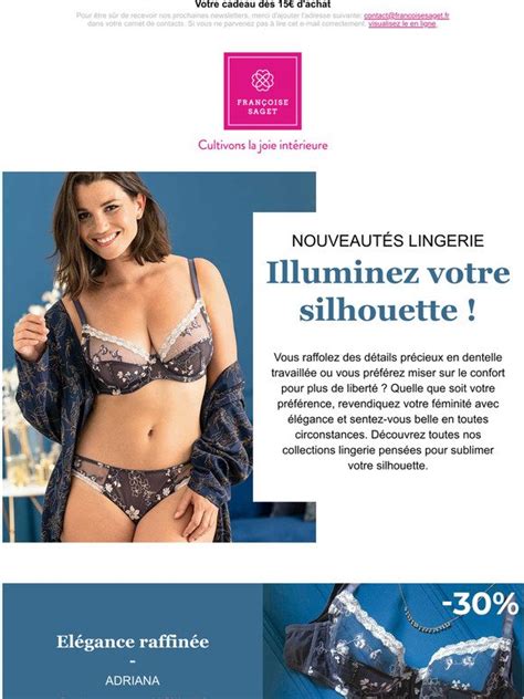 Françoise Saget Nouvelles collections lingerie pour sublimer votre