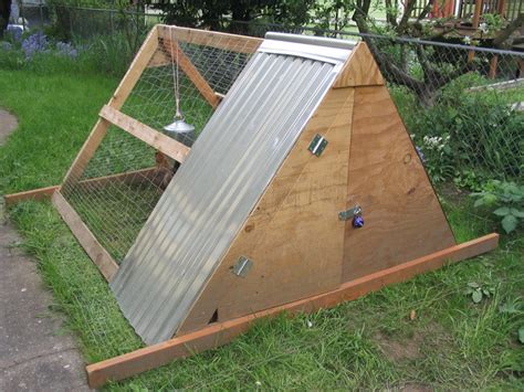 Creative Modern A Frame Chicken Coop Designs