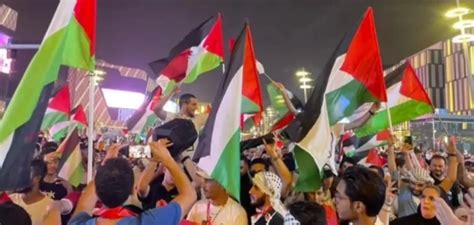 فرحة فلسطينية بتأهل المنتخب المغربي لدور ثمن النهائي أنباؤنا