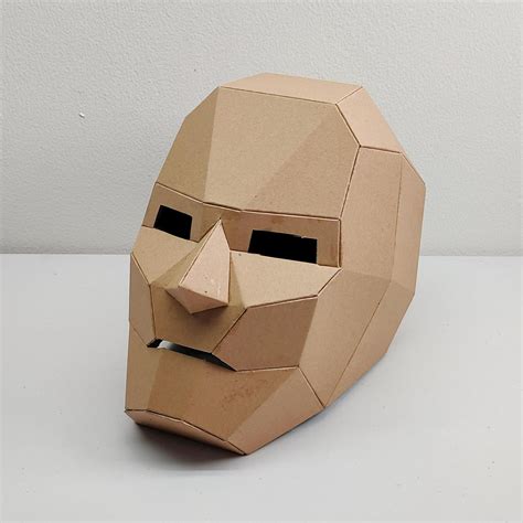 Villain Doom Mask Template Diy Cardboard Helmet Pattern Scalable Pdf
