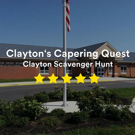 Clayton Scavenger Hunt Claytons Capering Quest