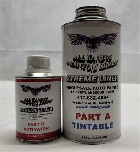 Tintable Xtreme Quart Sprayable Bed Liner Kit All Kandys