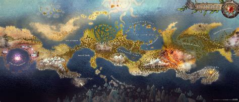 Tidally Locked World | Inkarnate - Create Fantasy Maps Online