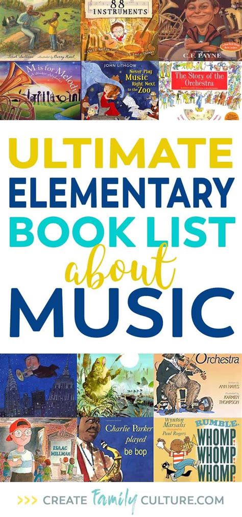 20 Kids Books About Music Elementary Book List Picture Books