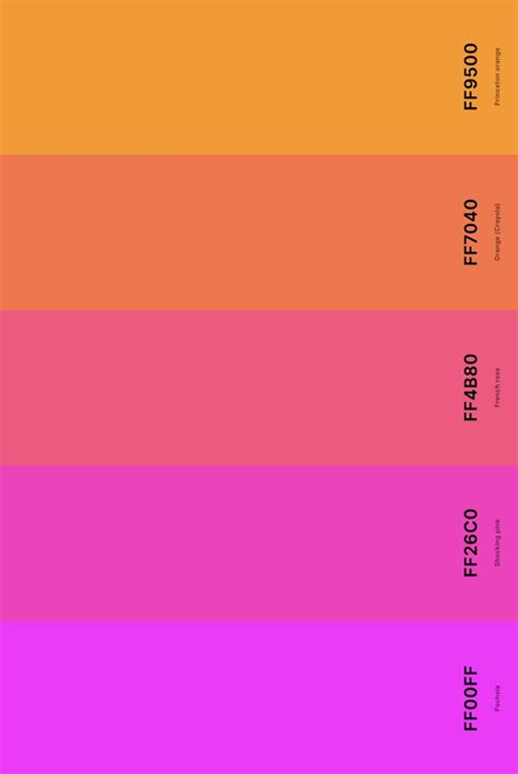 25 best magenta color palettes with names and hex codes – Artofit