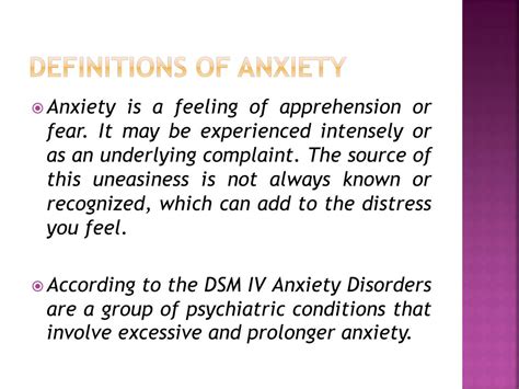 Ppt Types Of Anxiety Powerpoint Presentation Free Download Id 3788150