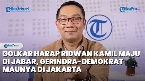 Tarik Menarik Kim Soal Ridwan Kamil Golkar Ingin Usung Di Jabar