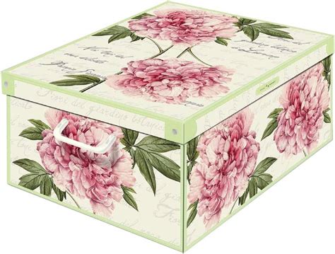 Kanguru Boîte De Rangement En Carton Recyclable Peonie Pour Ranger