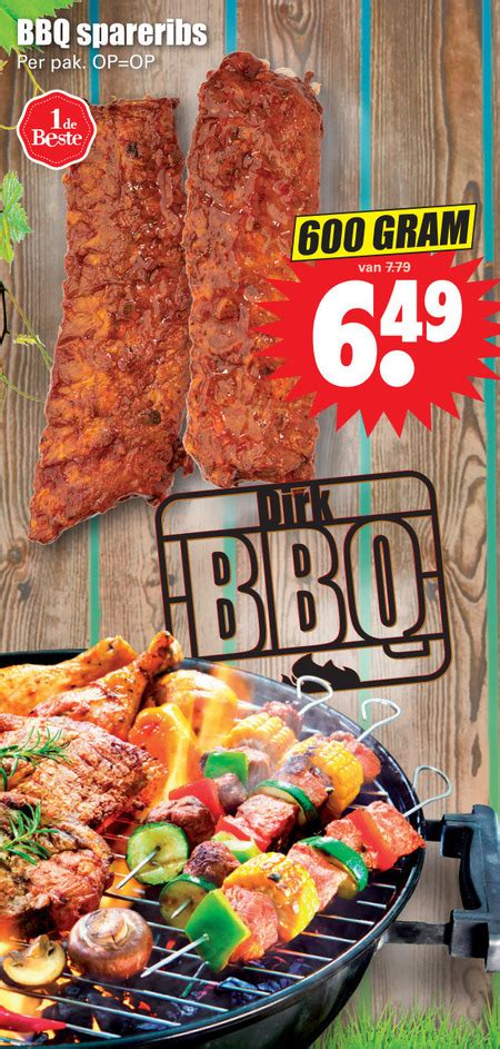 Spareribs Folder Aanbieding Bij Dirk Details