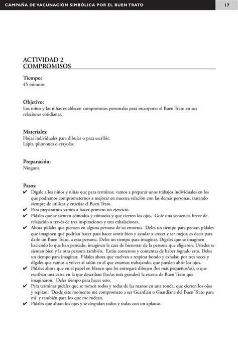 Guía Para Trabajar El Tema Del Buen Trato Con Niños Y Niñas