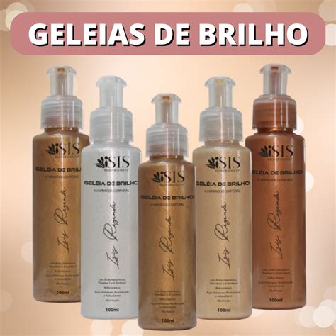 Geleia De Brilho Iluminador Corporal Isis Rezende Ml Shopee Brasil