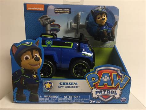 Paw Patrol Chase S Spy Cruiser Vehicle With Removable Drone And