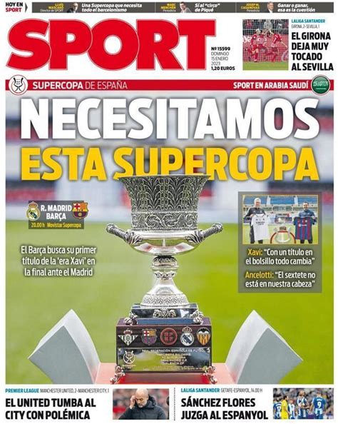 Fotos Las Portadas De La Prensa Deportiva De Hoy