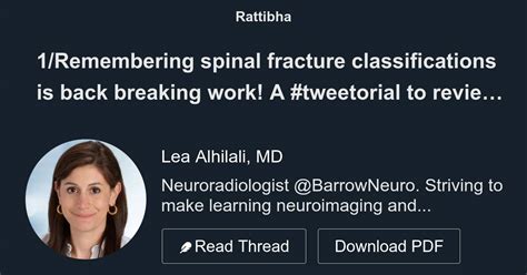 1remembering Spinal Fracture Classifications Is Back Breaking Work A