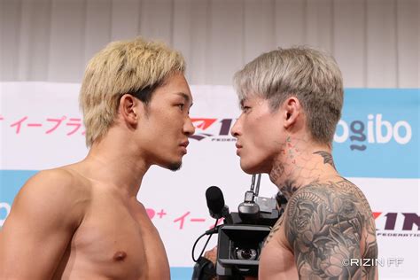 【rizin】全選手計量パス！ 朝倉未来vs平本蓮、パッキャオvs安保、斎藤vs久保、扇久保vs神龍、所vsヒロヤ、芦澤vs皇治