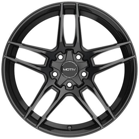 Set Of 4 Motiv 434b Matic 19x85 5x1085x45 40mm Gloss Black