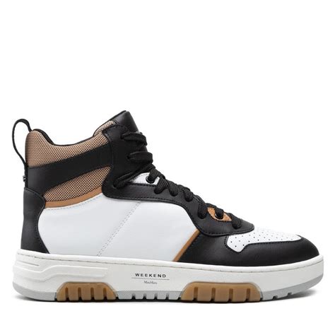 Sneakers Weekend Max Mara Miki Bianco Nero Beige