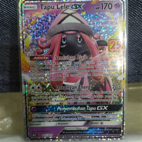 Jual Kartu Pokemon Tapu Lele Gx Promo Th Kota Surabaya Pt Emon