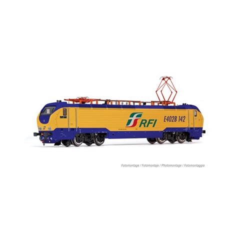 Locomotiva Rivarossi FS Locomotiva Elettrica E402B RFI Livrea Giallo B