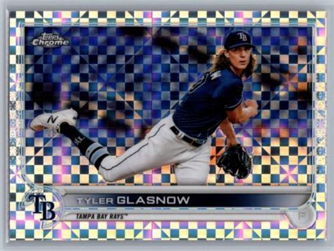 Tyler Glasnow 2022 Topps Chrome X Fractor 152 Tampa Bay Rays EBay