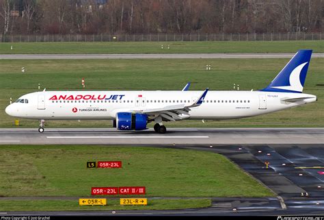 TC LUJ AnadoluJet Airbus A321 271NX Photo By Jost Gruchel ID 1379766