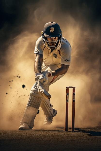 Premium Photo Cricket Player