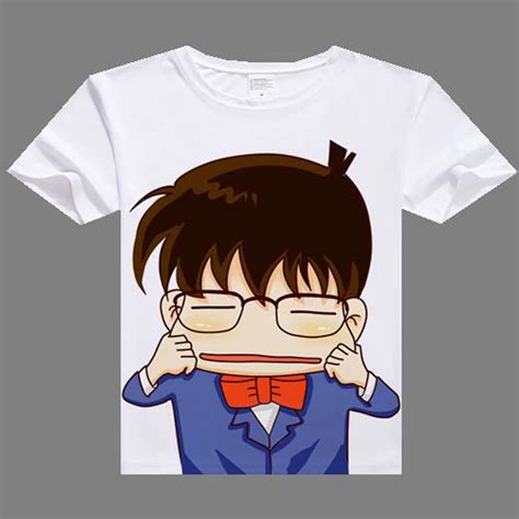 Detective Conan Shirt Digital Printed Hot Anime Detective Conan T Shirt