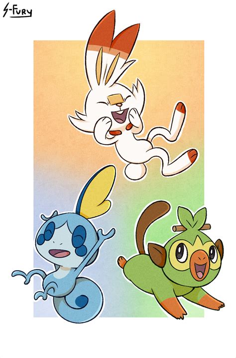 Scorbunny Sobble Grookey By Shinju Fury On Deviantart