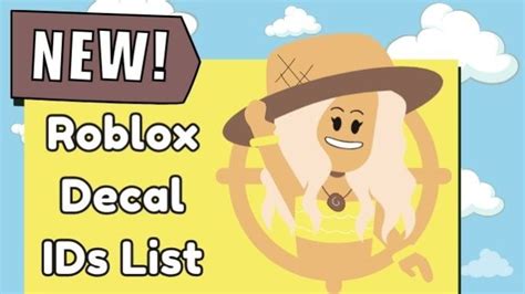 Roblox Decal Ids List Your Ultimate Guide To Customization Learn