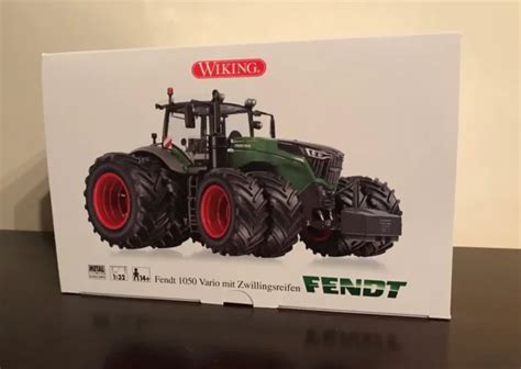 Wiking Scale Fendt Vario With Dual Wheels Model Tractor Mib