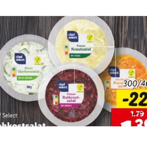 Chef Select Rohkostsalat Versch Sorten Lidl Becher Angebot Bei Lidl