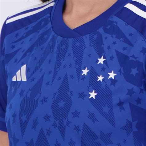 Camisa Adidas Cruzeiro I Feminina Futfanatics