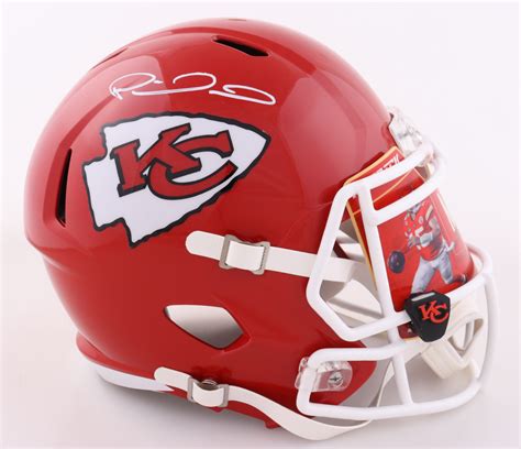 Patrick Mahomes II Signed Chiefs Full-Size Speed Helmet with Custom ...