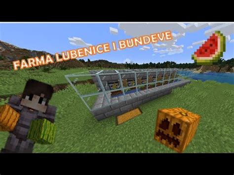 Kako Napraviti Automatsku Farmu Lubenica I Bundeva Minecraft Youtube