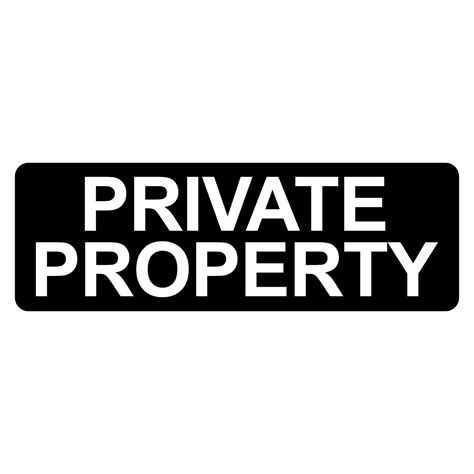 Private Property Sign Plaque Ebay