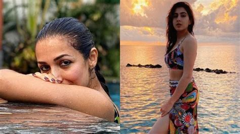 Photos Of The Day Sara Ali Khan Stuns In Beachwear As She Holidays In