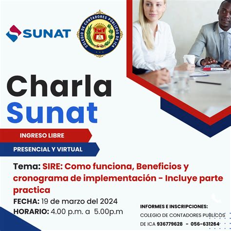 Charla Sunat Sire Como Funciona Beneficios Y Cronograma De