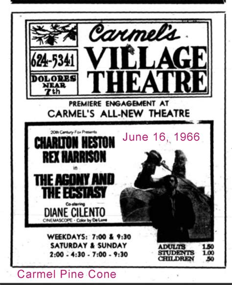 Carmel Village Theatre in Carmel, CA - Cinema Treasures